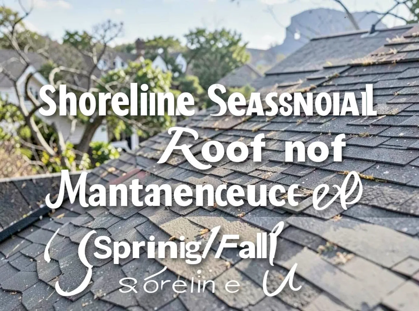 Shoreline Seasonal Roof Maintenance Checklist (Spring/Fall)